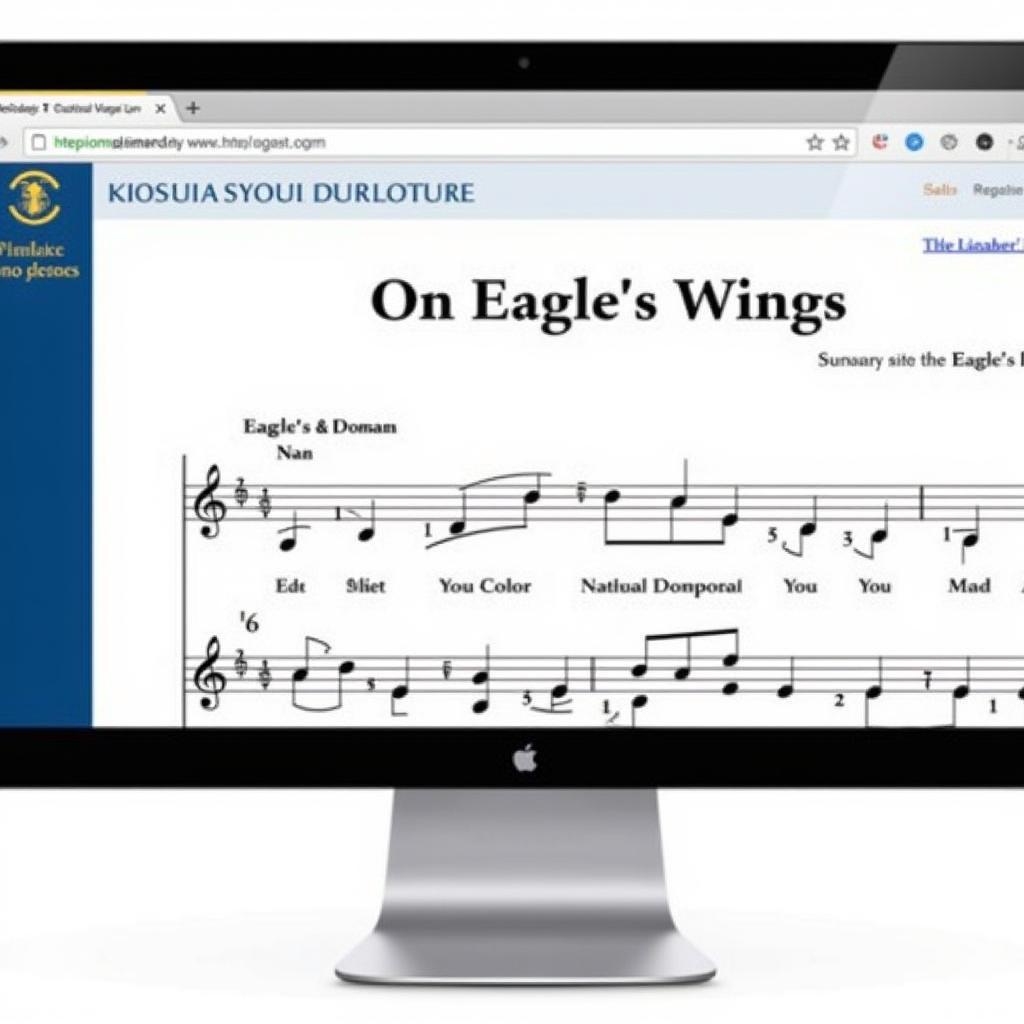 Free On Eagle's Wings Sheet Music on Public Domain Websites