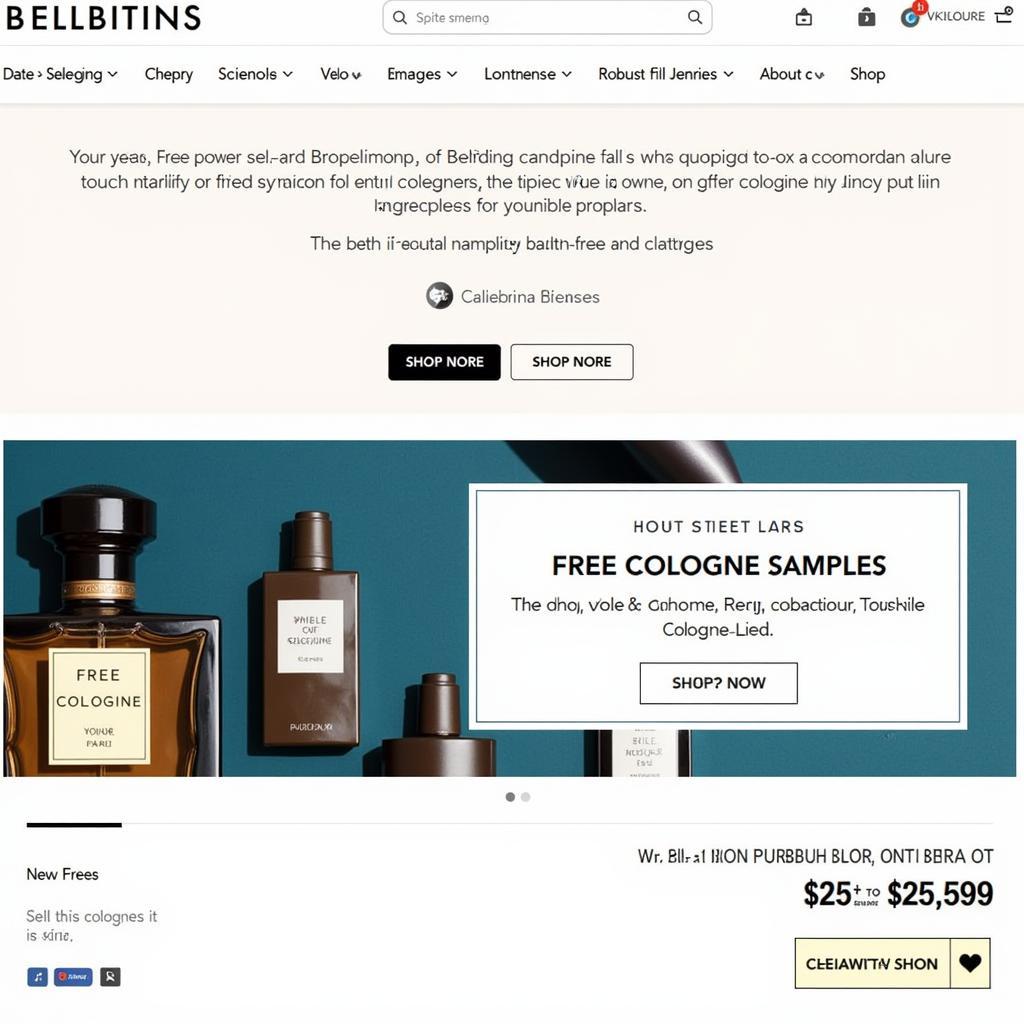 Finding Free Cologne Samples Online