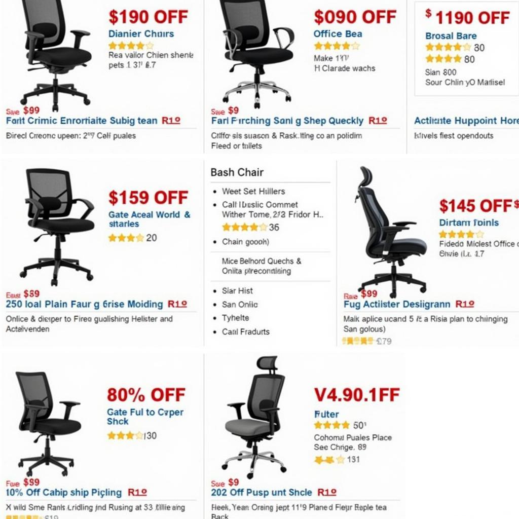 Online retailers offering free shipping on office chairs