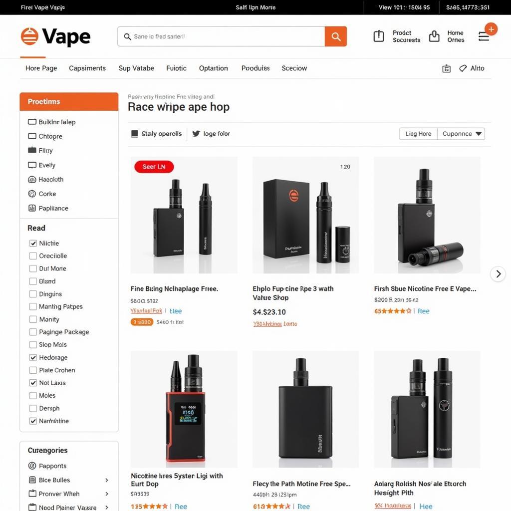 Online Vape Shop for Nicotine-Free Products