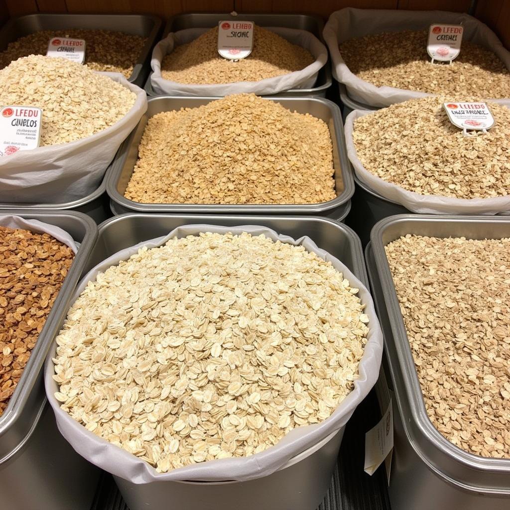 Bulk Bins of Organic Gluten-Free Oats