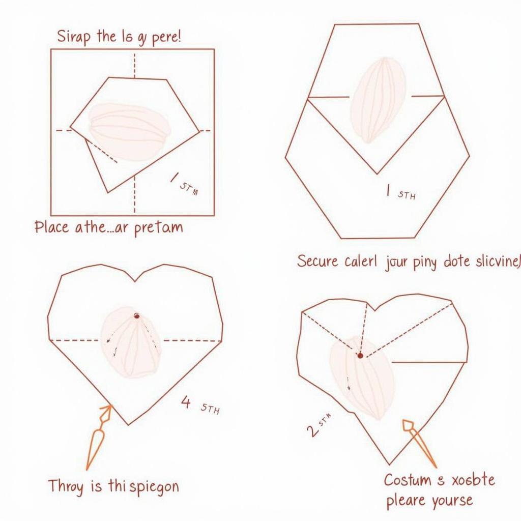 Step-by-Step Paper Piecing Tutorial for Heart Patterns