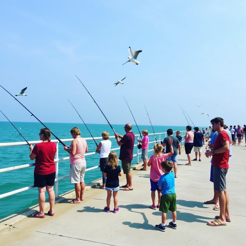 Fishing off the PCB Pier