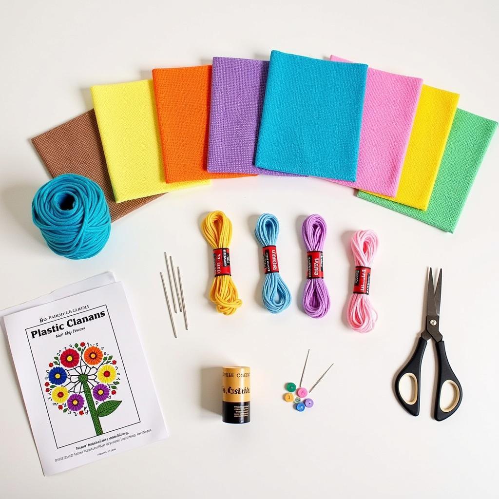 Essential Supplies for Plastic Canvas Flower Projects