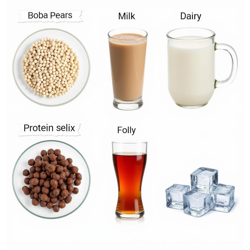 Protein Boba Tea Ingredients