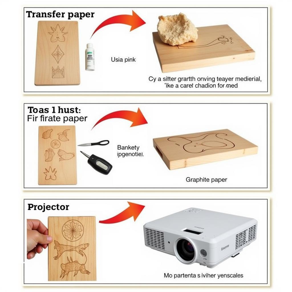 Pyrography Pattern Transfer Methods Demonstration