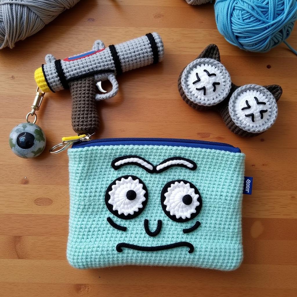 Free Rick and Morty Crochet Accessories Patterns