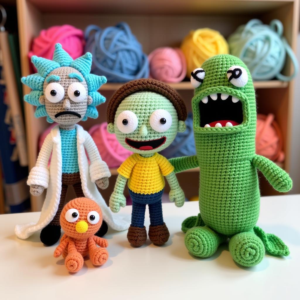 Free Rick and Morty Amigurumi Crochet Patterns