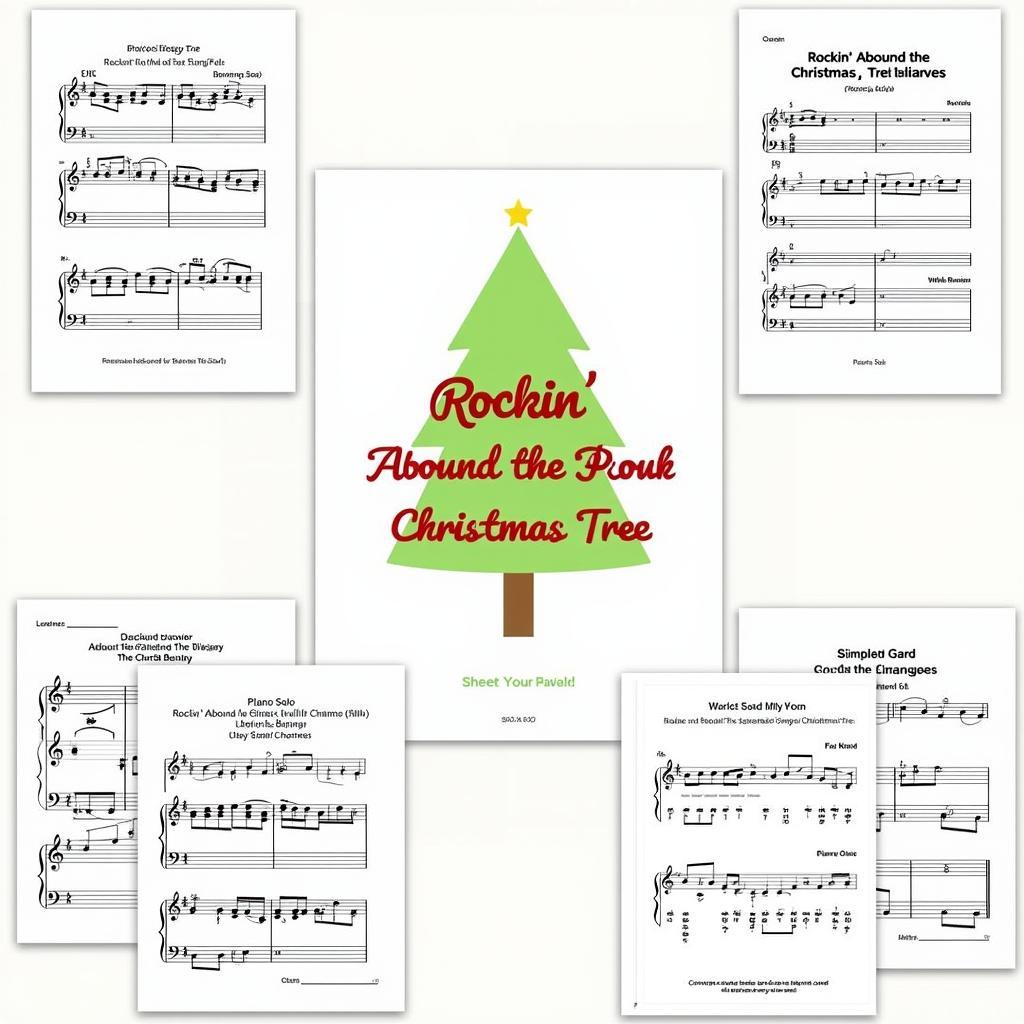 Different Variations of Rockin' Around the Christmas Tree Sheet Music