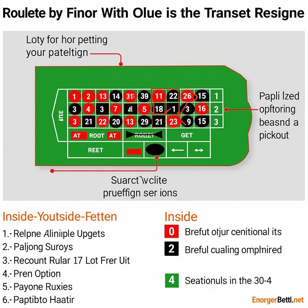 Roulette Betting Table Layout