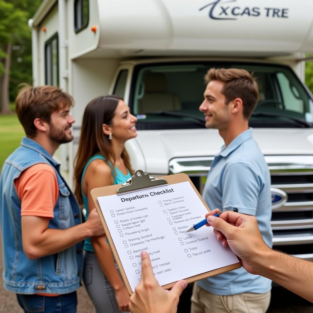 RV Checklist for Departure