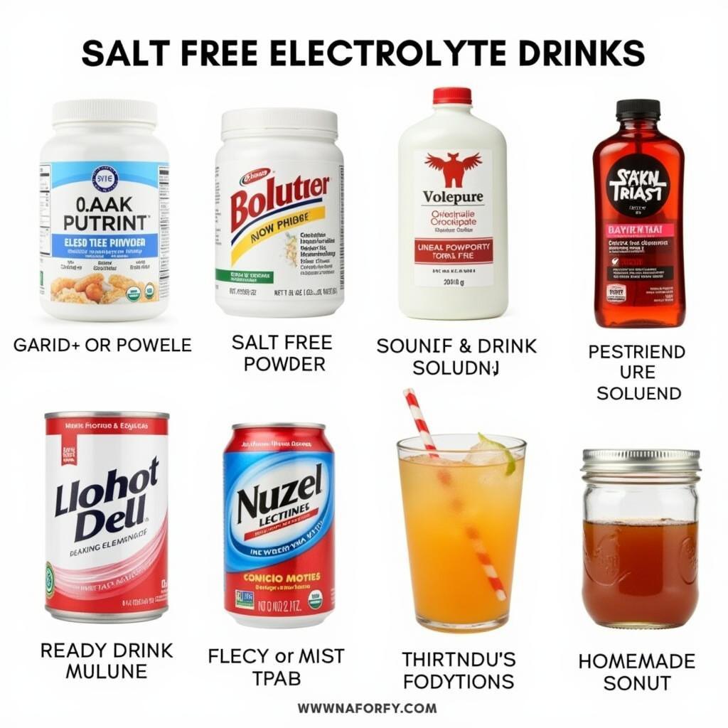 Salt Free Electrolyte Drinks Options