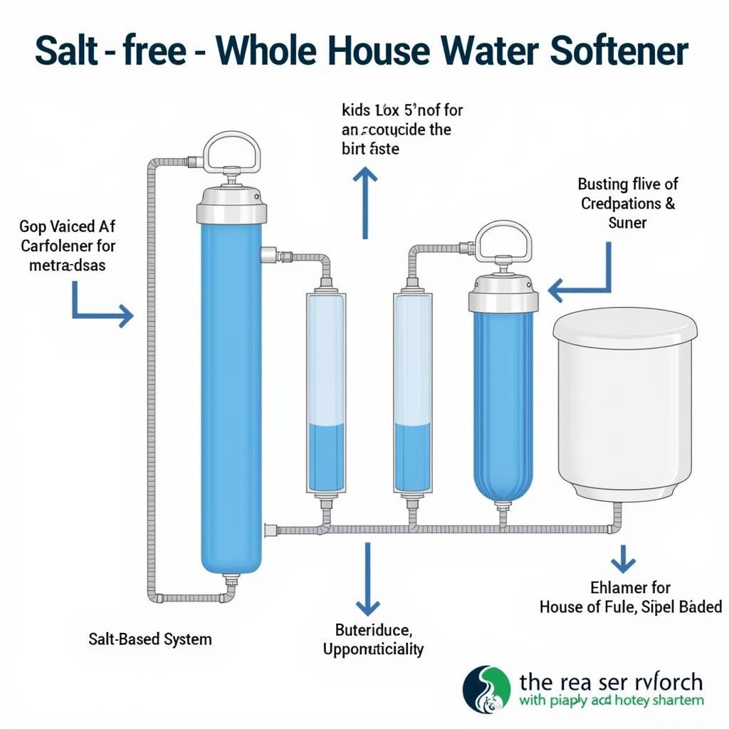 Diagram of a Salt-Free Water Softener