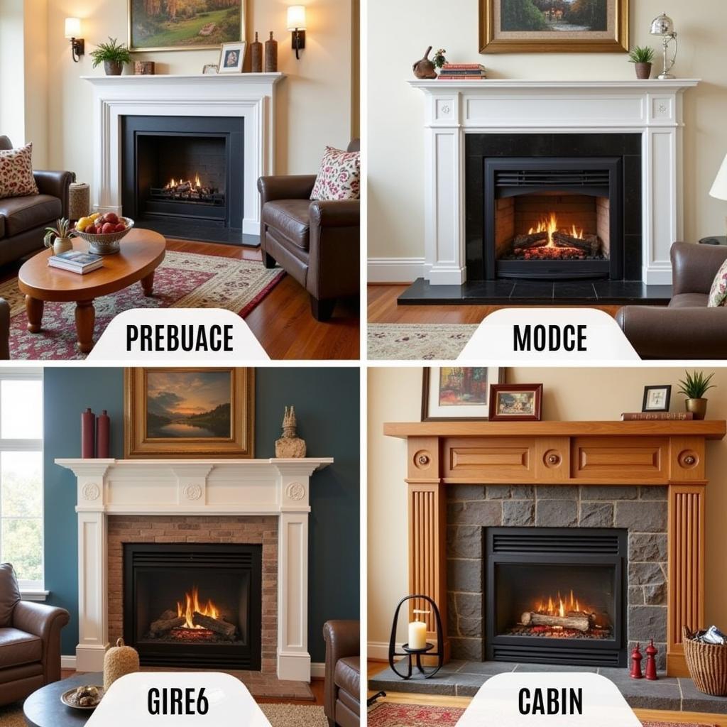 Choosing the right size and style for your free-standing gas log fireplace