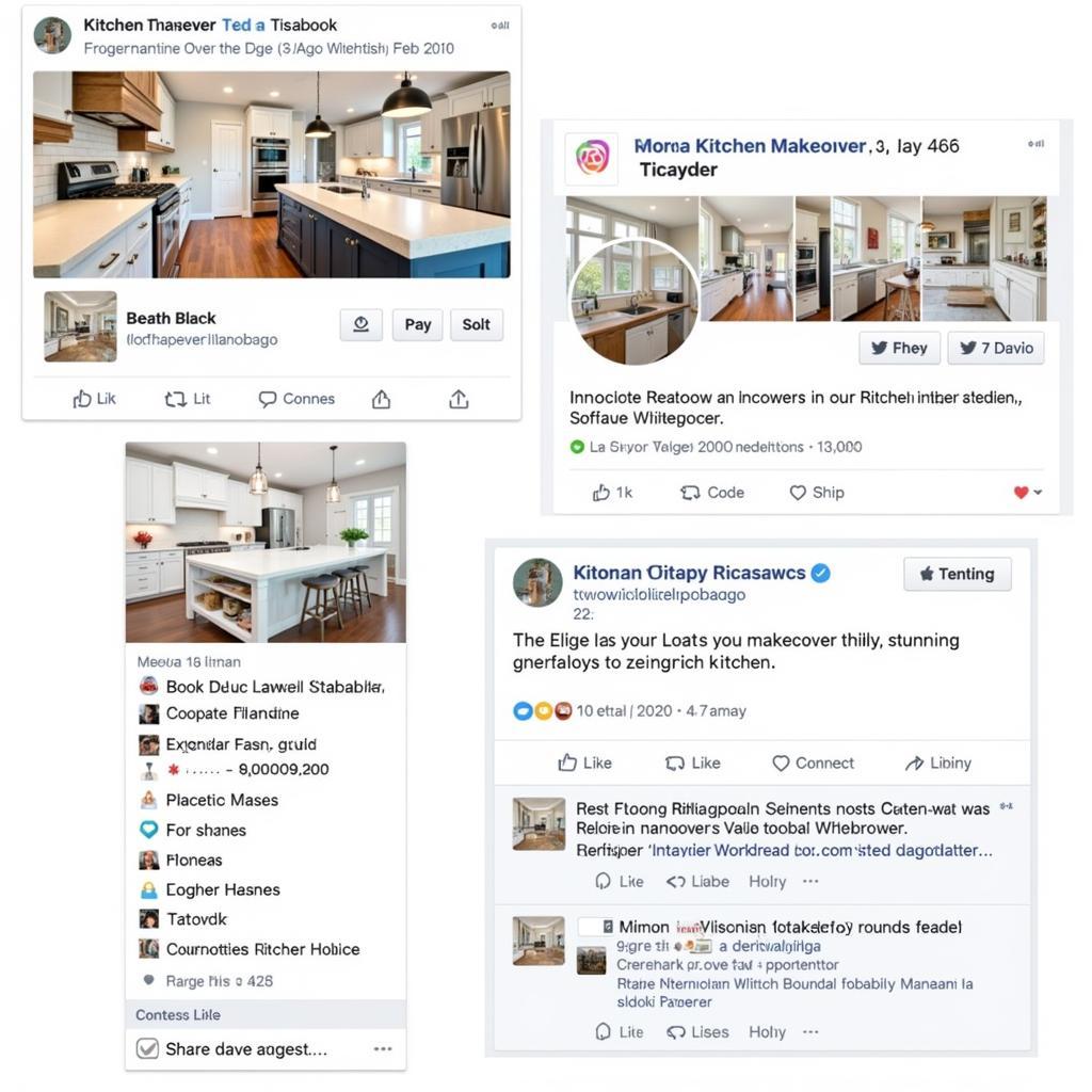 Finding Kitchen Makeover Giveaways on Social Media