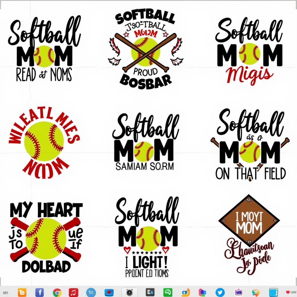 Free Softball Mom SVG Designs