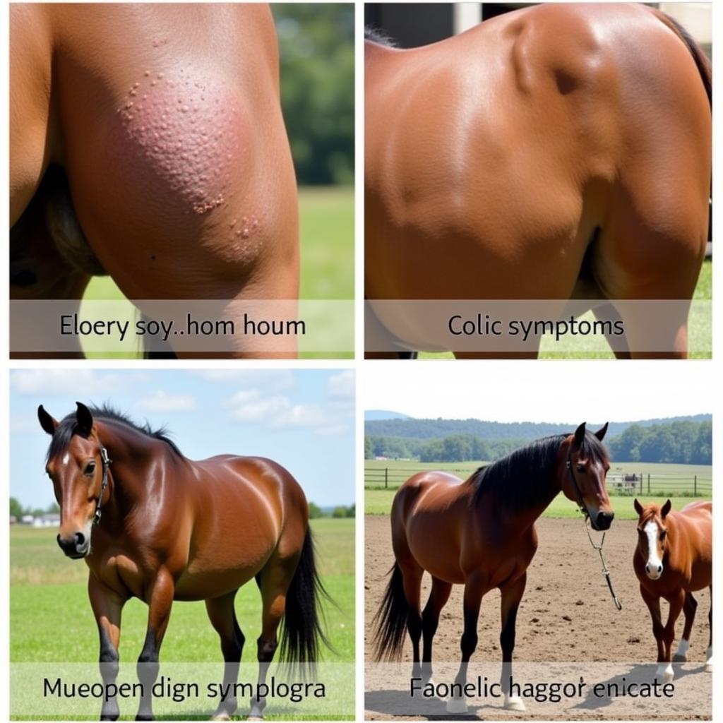 Common Soy Allergy Symptoms in Horses