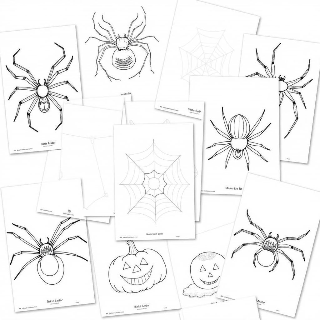 Free Printable Spider Coloring Pages for Kids