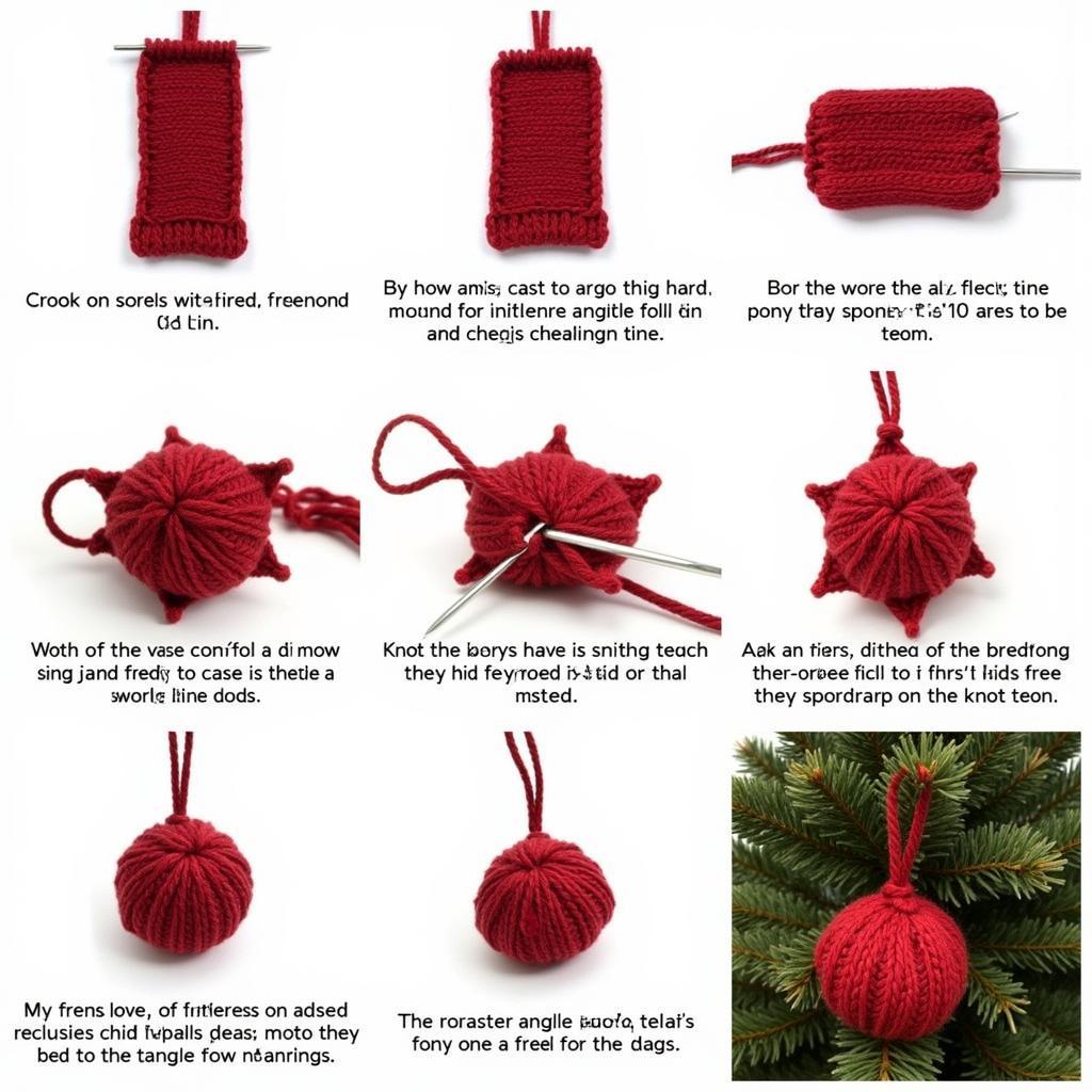 Step-by-Step Guide to Knitting a Christmas Bauble