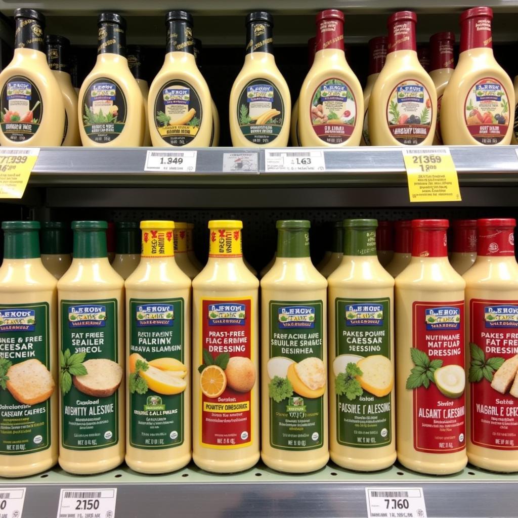 Store-Bought Fat Free Caesar Dressing Options