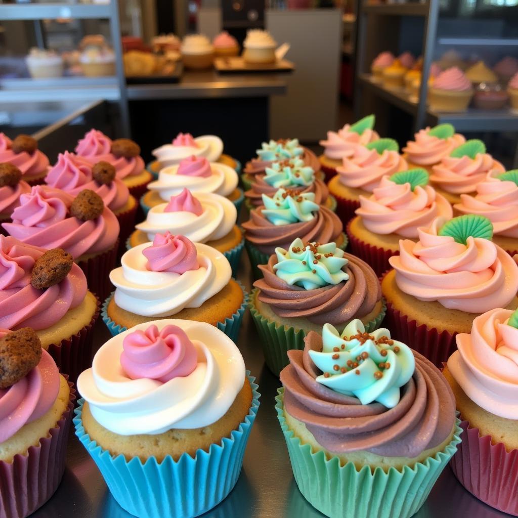 Sugar-Free Cupcakes Display