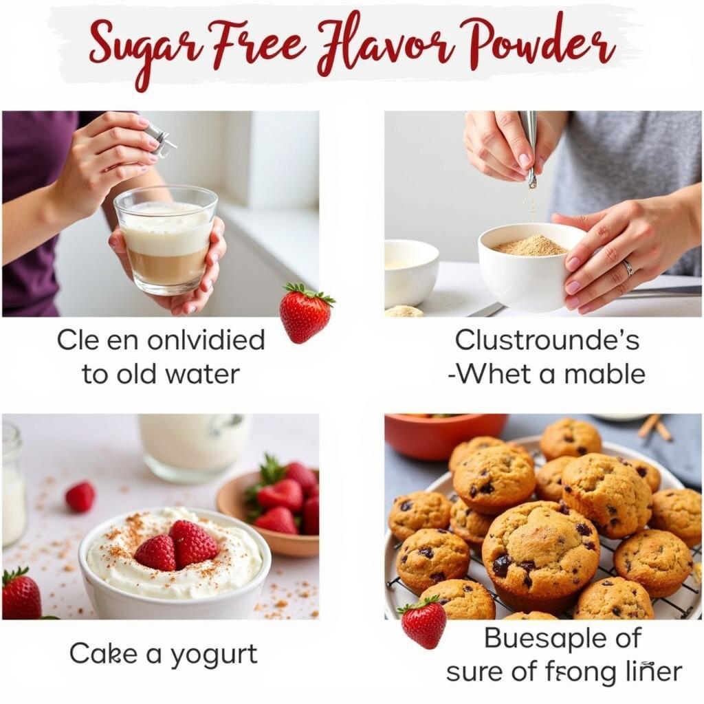 Different Uses of Sugar-Free Flavor Powder