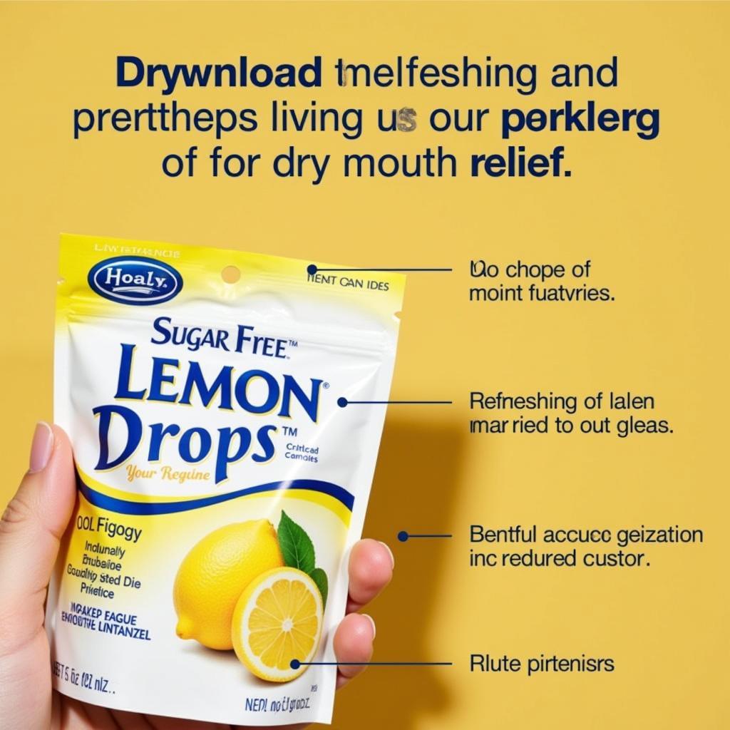 Sugar Free Lemon Drops for Dry Mouth Relief