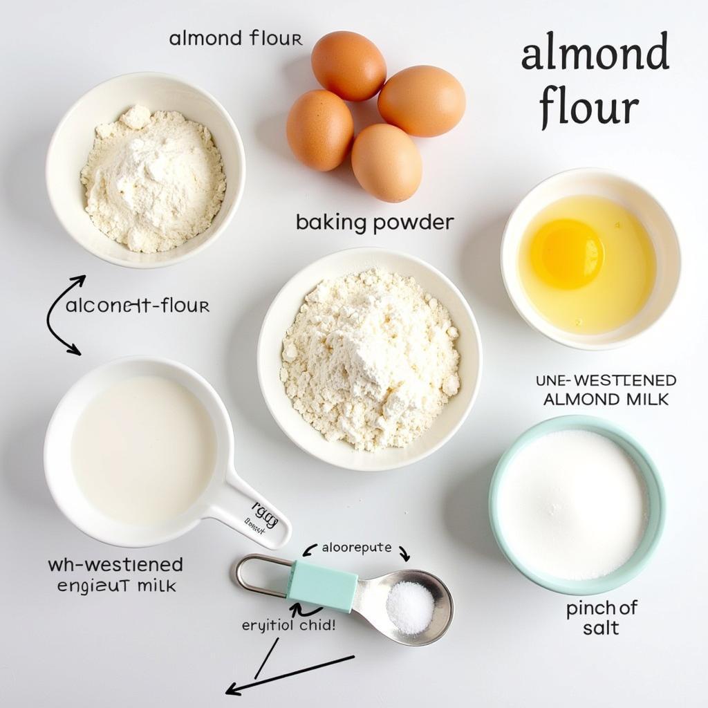 Ingredients for Sugar-Free Pancakes