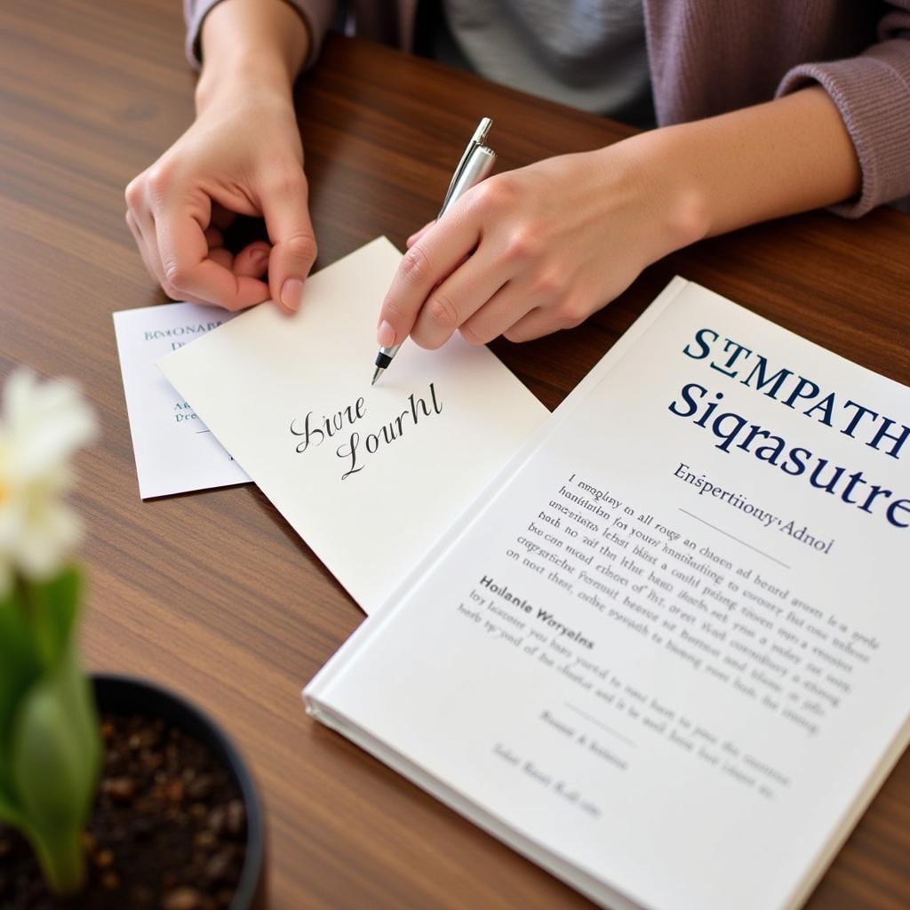 Following Proper Etiquette When Sending Sympathy Cards