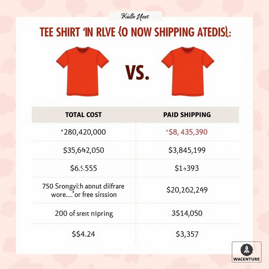 Comparing Free Shipping vs. Paid Shipping for Tee Shirts