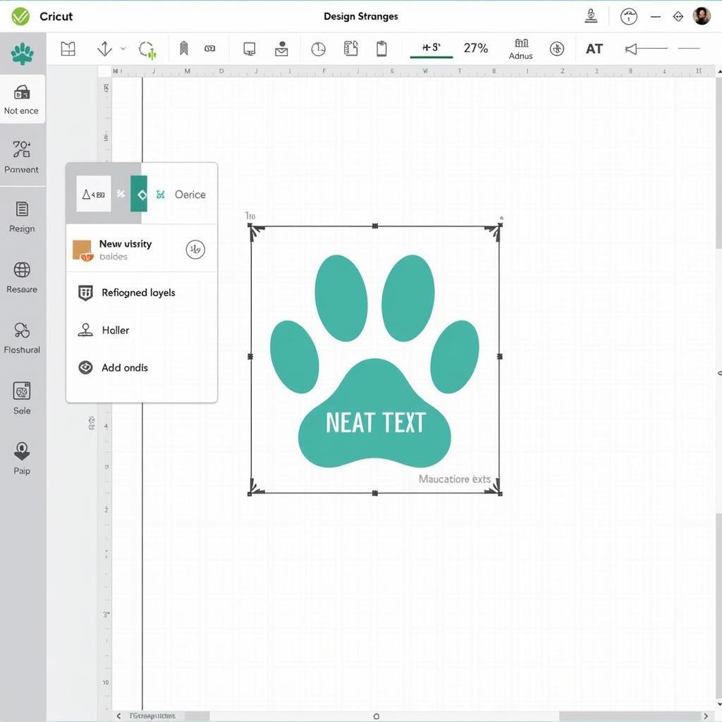 Using Cricut Paw Print SVGs in Design Space