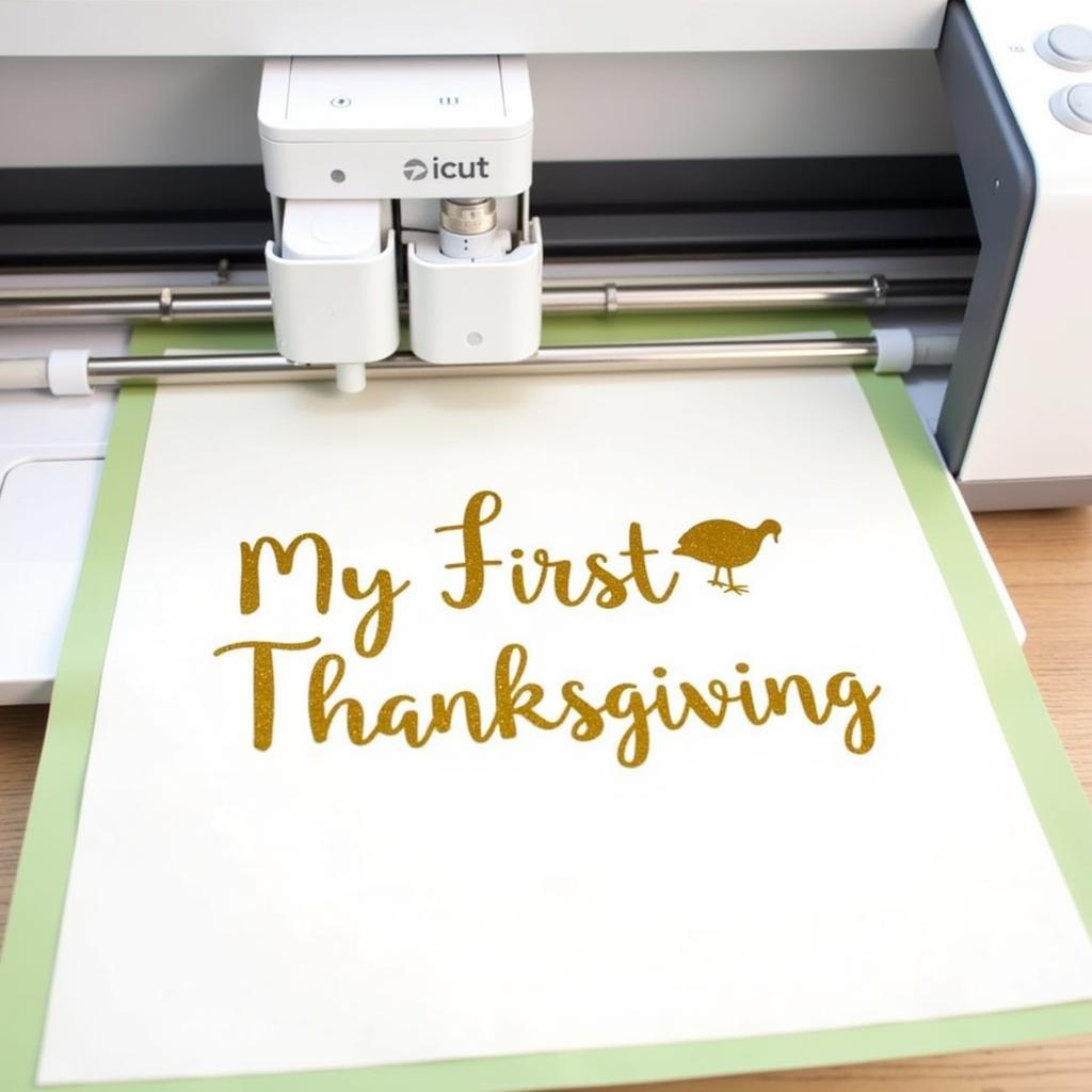 Using Cricut with My First Thanksgiving SVG