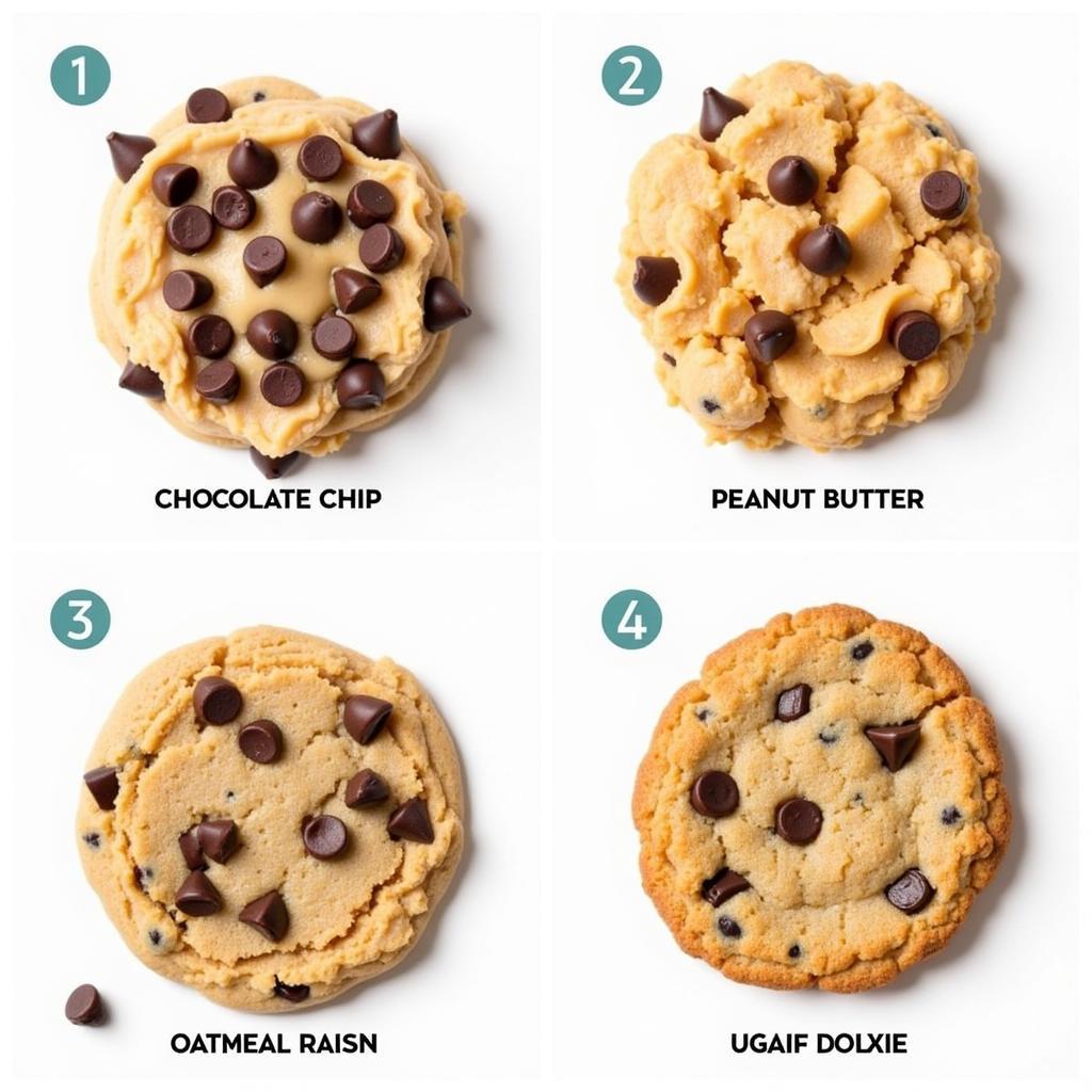 Variety of Gluten-Free Cookie Dough Flavors