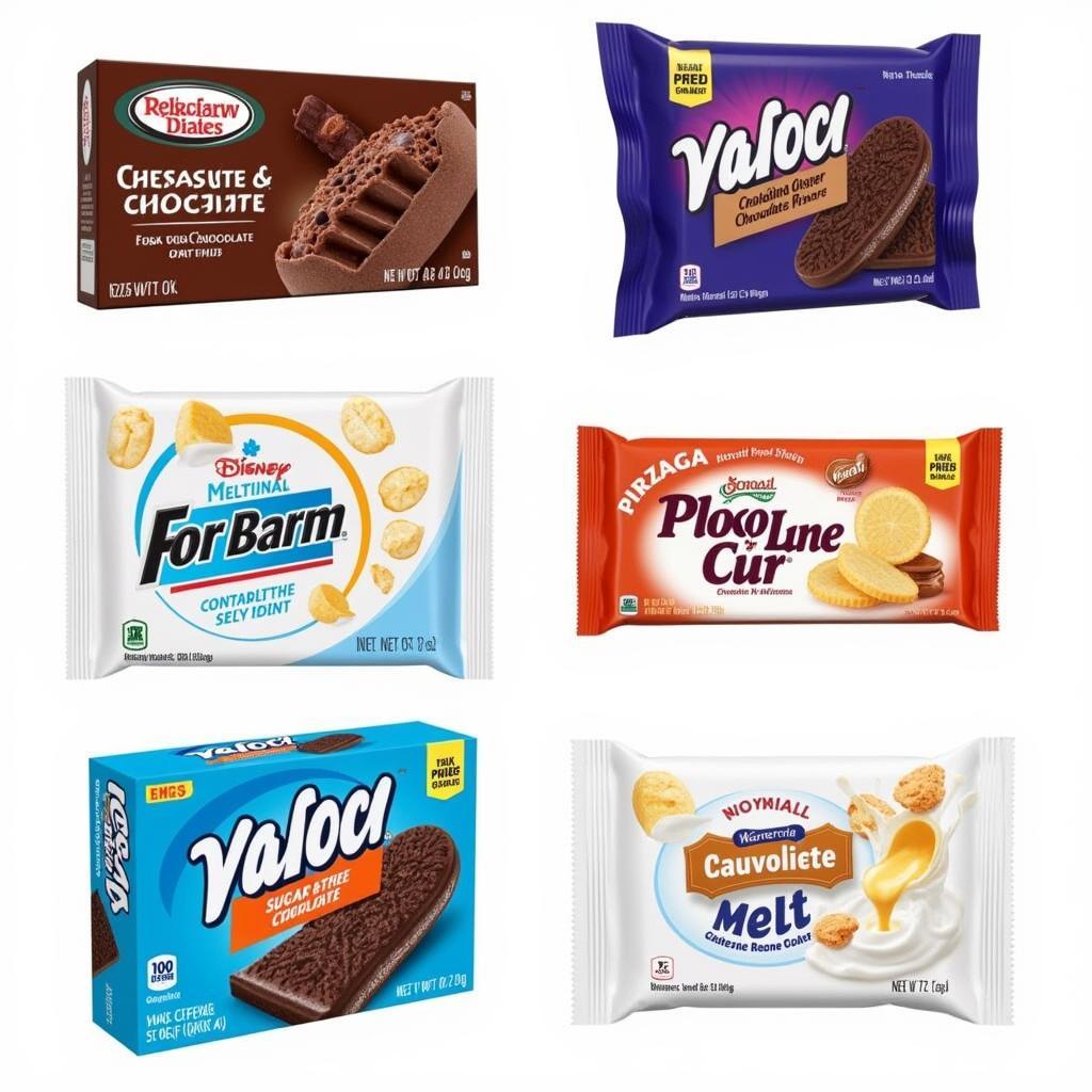 Variety of Sugar-Free Chocolate Wafers