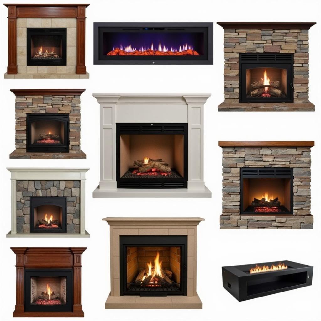 Different Styles of Vent Free Natural Gas Fireplaces