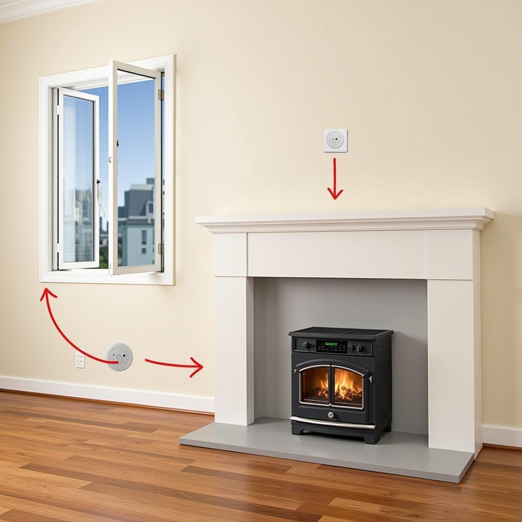 Vent Free Stove Safety: Carbon Monoxide Detector and Ventilation