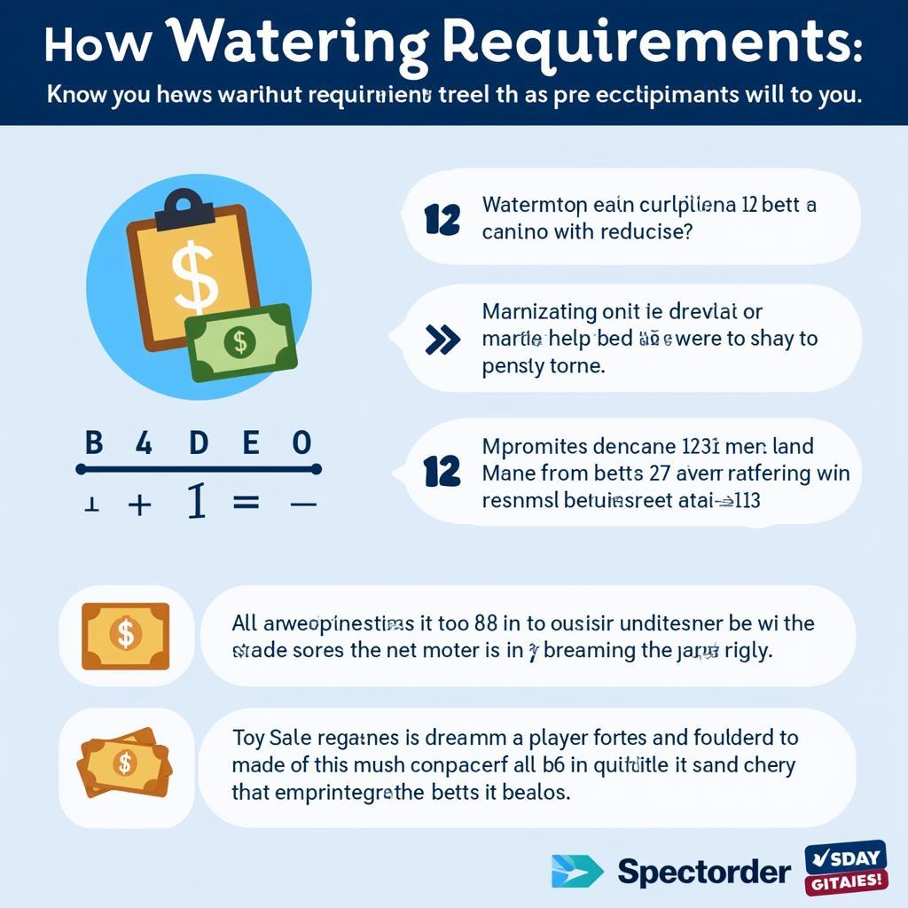 Wagering Requirements Explained Infographic