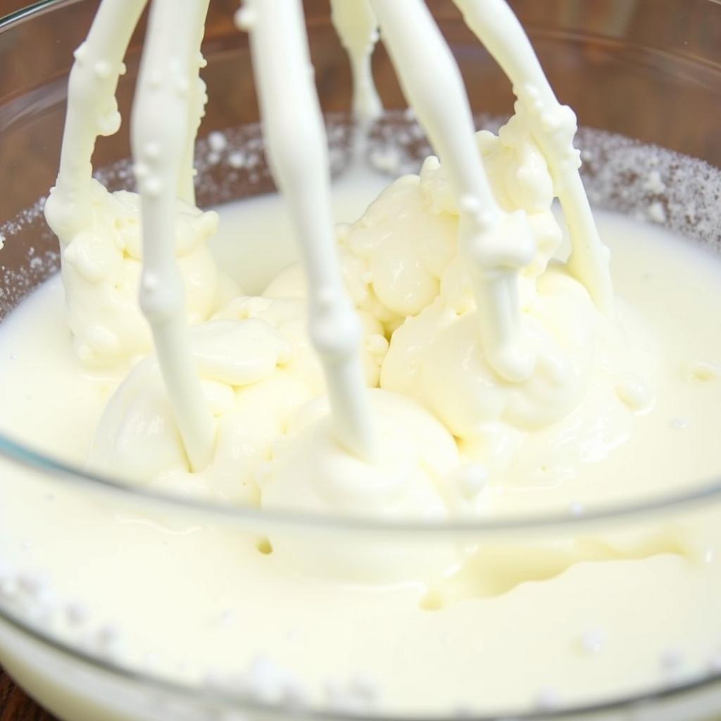 Whisking Egg Whites for Soufflé