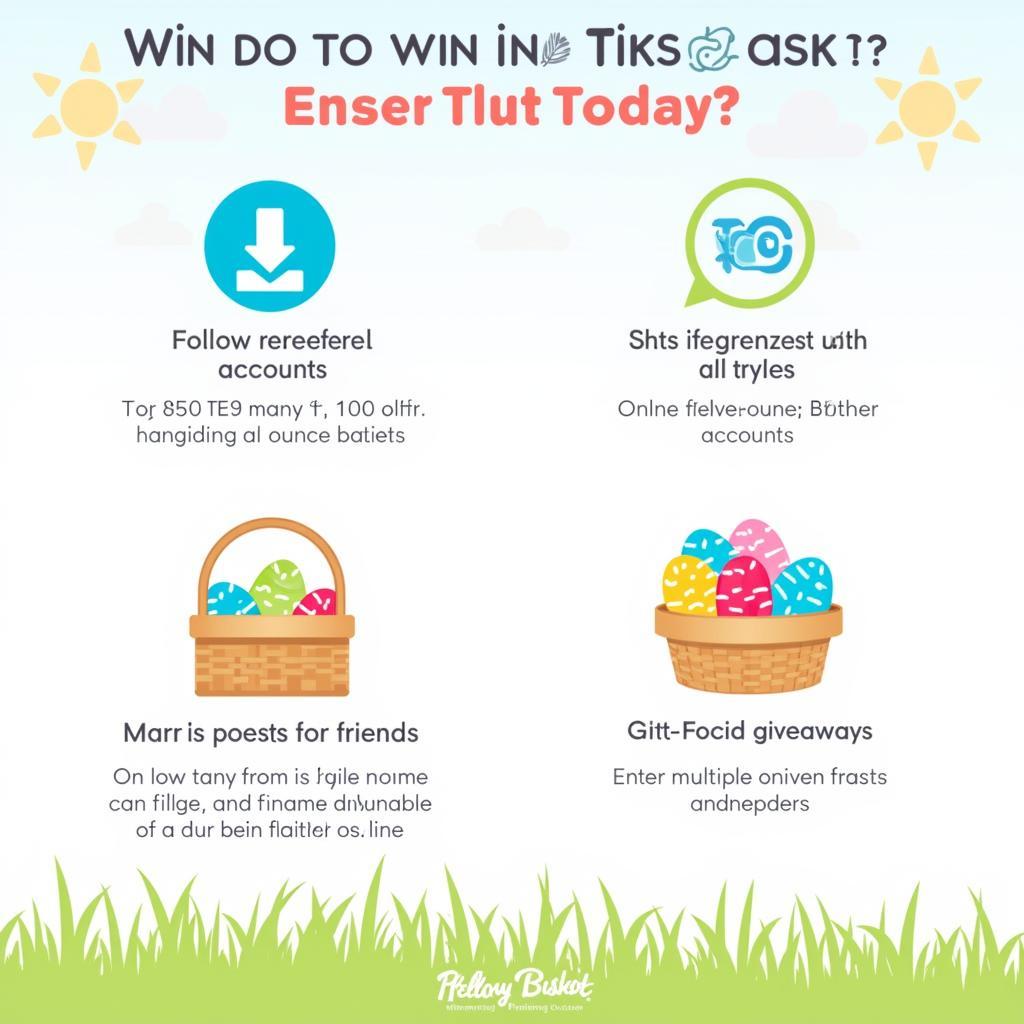 Tips for winning online Easter basket giveaways.