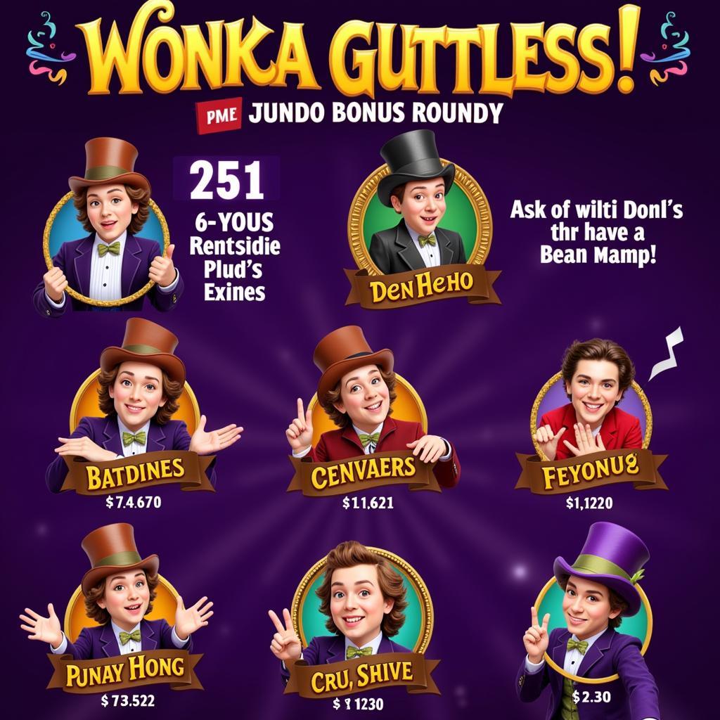 Wonka Slots Bonus Rounds