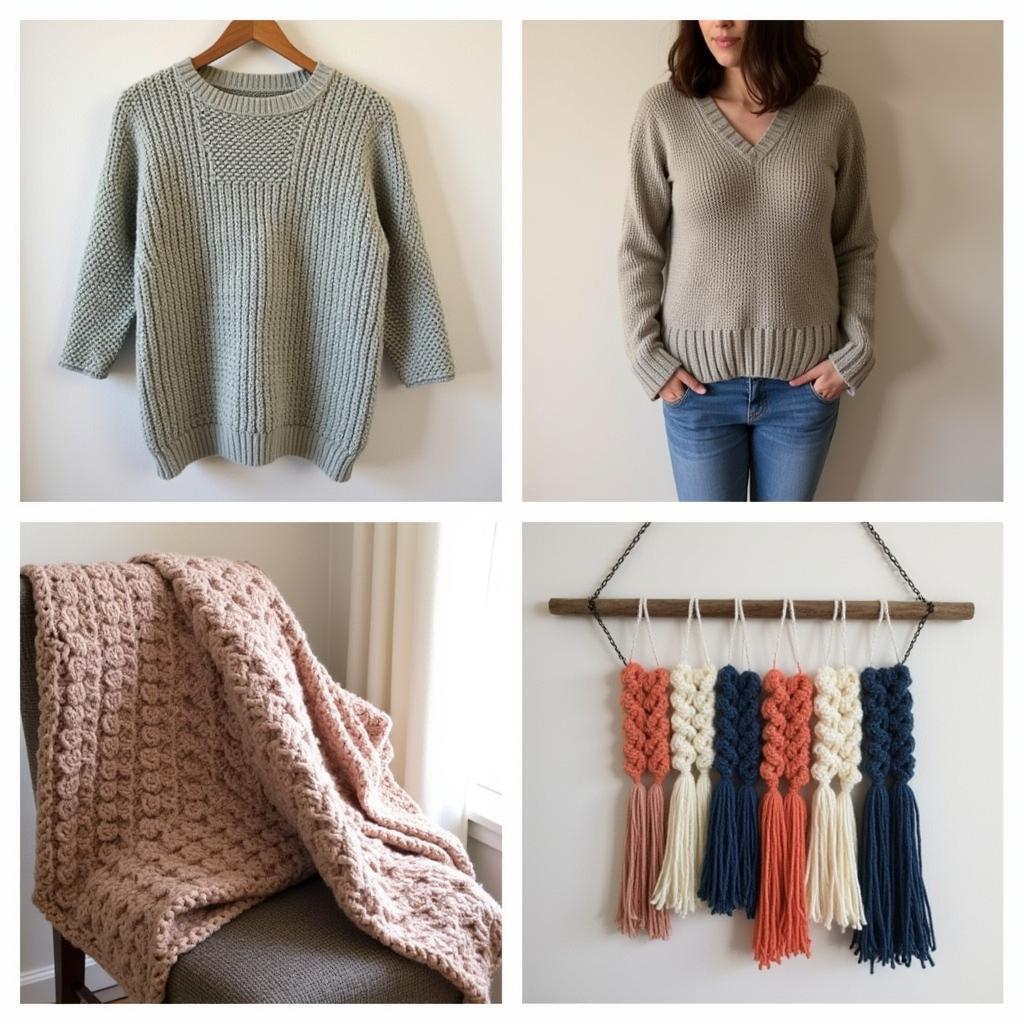 Wool Crafts: Knitting, Crocheting, and Weaving