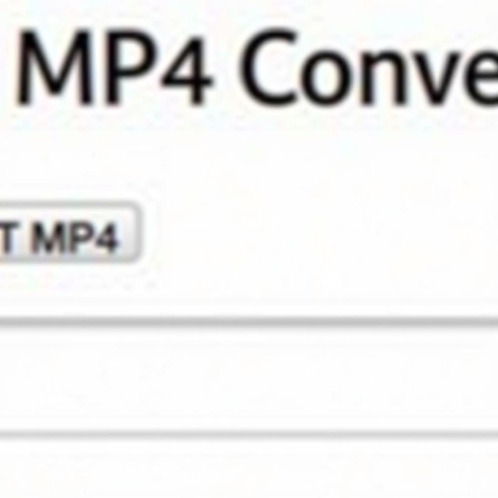 User-friendly Interface of a YouTube to MP4 Converter